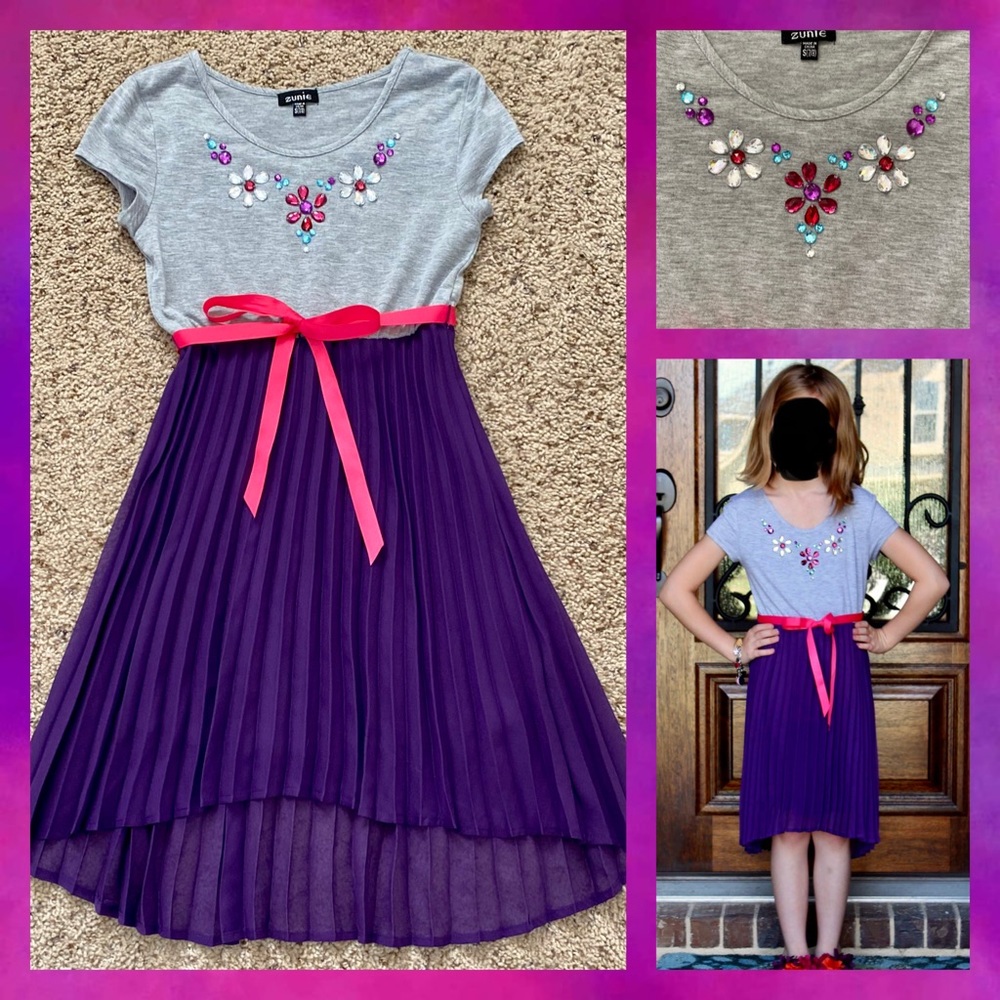 ZUNIE Girls Dress LIKE NEW Size (S) 7-8